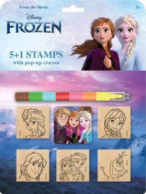 Jiri Models Razítka 5+1 s pop-up voskovou Frozen (Ledové Království)