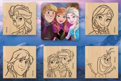 Jiri Models Razítka 5+1 s pop-up voskovou Frozen (Ledové Království)