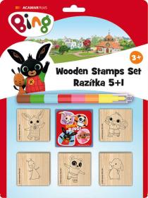 Jiri Models Razítka 5+1 s pop-up voskovou Králíček Bing Jiri Models Razítka 5+1 s pop-up voskovou Králíček Bing