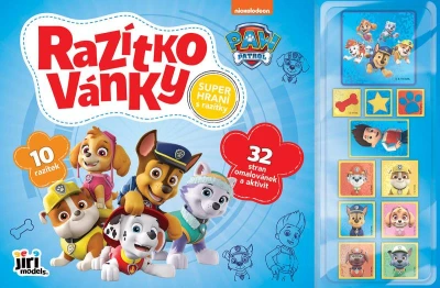 Jiri Models Razítkovánky Tlapková Patrola omalovánky + 10 razítek Jiri Models Razítkovánky Tlapková Patrola omalovánky + 10 razítek