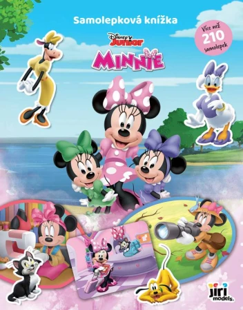 Jiri Models Samolepková knížka Disney Minnie Mouse 210 samolepek Jiri Models Samolepková knížka Disney Minnie Mouse 210 samolepek