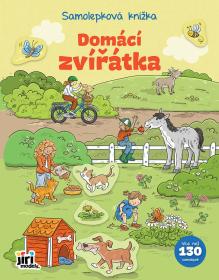 Jiri Models Samolepková knížka Domácí zvířátka 130 samolepek
