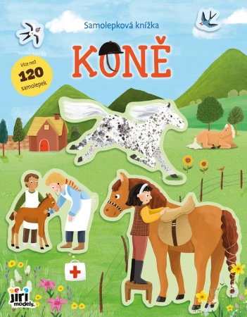 Jiri Models Samolepková knížka Koně 120+ samolepek