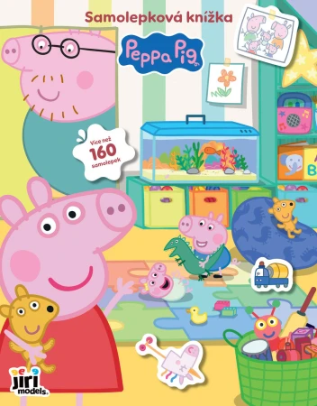 Jiri Models Samolepková knížka prasátko Peppa Pig 120+ samolepek Jiri Models Samolepková knížka prasátko Peppa Pig 120+ samolepek