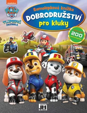 Jiri Models Samolepková knížka pro kluky Tlapková patrola Jiri Models Samolepková knížka pro kluky Tlapková patrola