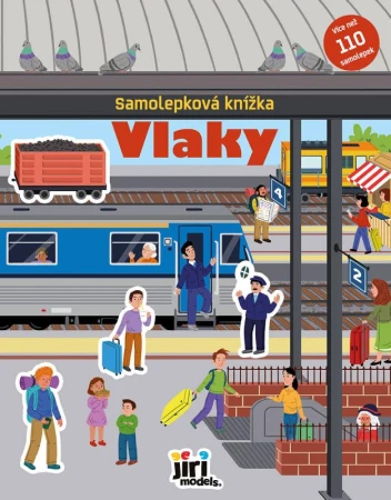 Jiri Models Samolepková knížka Vlaky 110 samolepek Jiri Models Samolepková knížka Vlaky 110 samolepek