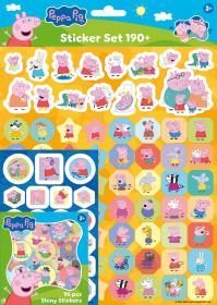 Jiri Models Samolepkový velký set 190+ prasátko Peppa Pig