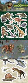 Jiri Models Samolepky Dinosauři klasické / foliové / s glitry Jiri Models Samolepky Dinosauři klasické / foliové / s glitry