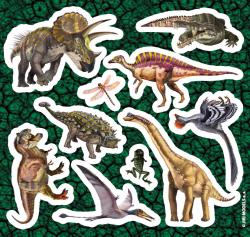 Jiri Models Samolepky Dinosauři klasické / foliové / s glitry