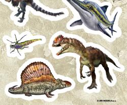 Jiri Models Samolepky Dinosauři klasické / foliové / s glitry