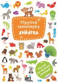 Jiri Models Samolepky třpytivé 230ks s glitry Zvířata