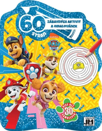Jiri Models Sešit 60 aktivit Tlapková Patrola (Paw Patrol) set se samolepkami Jiri Models Sešit 60 aktivit Tlapková Patrola (Paw Patrol) set se samolepkami