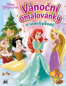 Jiri Models Vánoční omalovánky Disney Princezny se samolepkami Jiri Models Vánoční omalovánky Disney Princezny se samolepkami