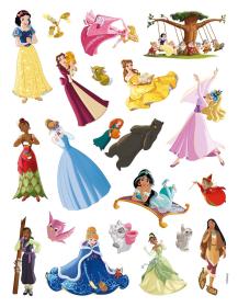 Jiri Models Vánoční omalovánky Disney Princezny se samolepkami