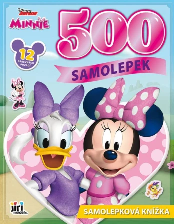 Jiri Models Velká samolepková knížka 500 samolepek Disney Minnie Mouse Jiri Models Velká samolepková knížka 500 samolepek Disney Minnie Mouse