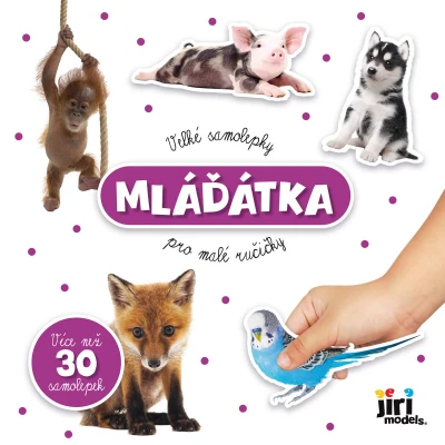 Jiri Models Velké samolepky pro malé ručičky Mláďátka zvířátka