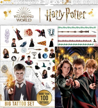 Jiri Models Velký set sešit s tetováním Harry Potter
