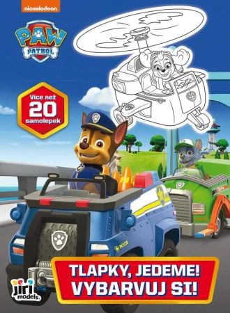 Jiri Models Vybarvuj si! Tlapky, jedeme! omalovánky Tlapková patrola Jiri Models Vybarvuj si! Tlapky, jedeme! omalovánky Tlapková patrola