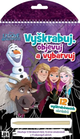 Jiri Models Vyškrabuj, objevuj, vybarvuj Ledové Království kreativní sešit Jiri Models Vyškrabuj, objevuj, vybarvuj Ledové Království kreativní sešit