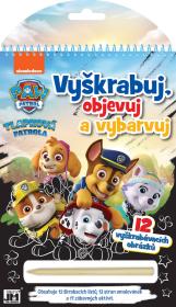 Jiri Models Vyškrabuj, objevuj, vybarvuj Tlapková Patrola kreativní sešit