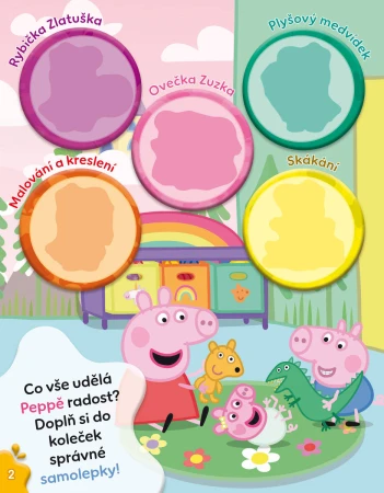 Jiri Models Zábava se samolepkami prasátko Peppa Pig