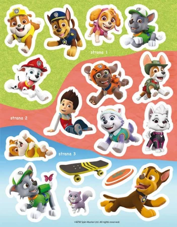 Jiri Models Zábava se samolepkami Tlapková Patrola (Paw Patrol)