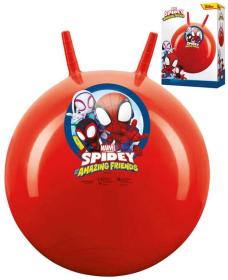 John Hopsadlo červené Spiderman skákací míč 50cm s úchyty v krabici John Hopsadlo červené Spiderman skákací míč 50cm s úchyty v krabici