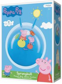 John Hopsadlo modré Peppa Pig skákací míč 50cm s úchyty v krabici