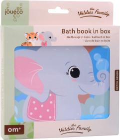 JOUECO Baby knížka zvířátka pískací na koupání do vany pro miminko plast