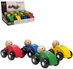 JOUECO DŘEVO Autíčko s jezdcem baby závodní 4 barvy (dřevěná hračka) JOUECO DŘEVO Autíčko s jezdcem baby závodní 4 barvy (dřevěná hračka)