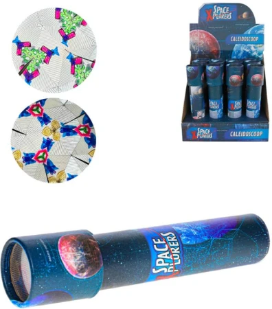Kaleidoskop Space Xplorers detské kukátko hviezdna obloha kartón