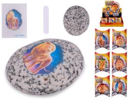 Kamínek dekorativní se samolepkou lev zvířátka 6 druhů