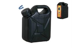 Kanystr Tatra 0,9l černý se šroubovacím víčkem plast 13x16cm