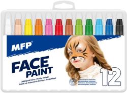 KARNEVAL Barvy na obličej MFP set 12ks (karnevalový doplněk)