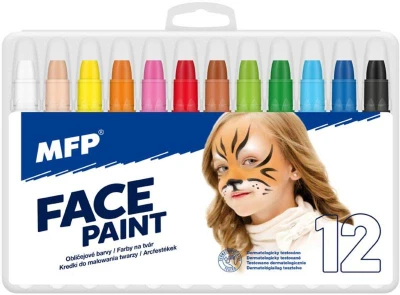 KARNEVAL Barvy na obličej MFP set 12ks (karnevalový doplněk) KARNEVAL Barvy na obličej MFP set 12ks (karnevalový doplněk)