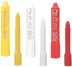 KARNEVAL Barvy obličejové set 6ks v tužce (karnevalový doplněk)