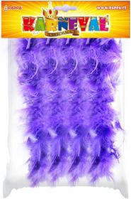 KARNEVAL Boa peří 1,5m fialové pro dospělé (karnevalový doplněk)