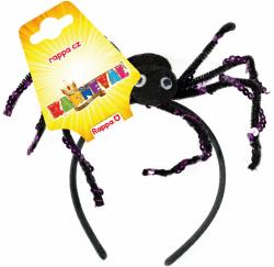 KARNEVAL Čelenka halloween s pavoukem (karnevalový doplněk)