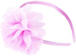 KARNEVAL Čelenka květina růžová (karnevalový doplněk)