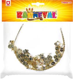 KARNEVAL Čelenka orientální s penízky (karnevalový doplněk)