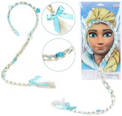 KARNEVAL Čelenka s copem 90cm zimní princezna (karnevalový doplněk)