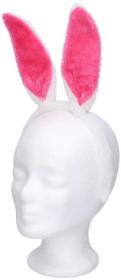 KARNEVAL Čelenka zajíček s ušima 2 barvy (karnevalový doplněk)