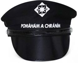 KARNEVAL Čepice dětská policejní s nápisem (karnevalový doplněk)