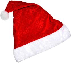 KARNEVAL Čepice vánoční s bambulí Santa (karnevalový doplněk)