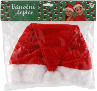 KARNEVAL Čepice vánoční Santa Claus (karnevalový doplněk)