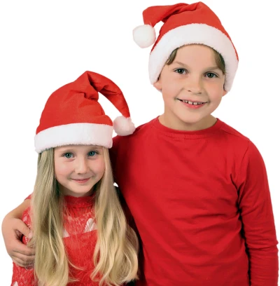 KARNEVAL Čepice vánoční Santa Claus (karnevalový doplněk)