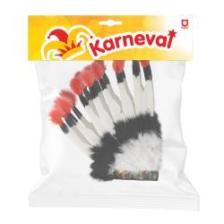 KARNEVAL Indiánská čelenka náčelník doplněk