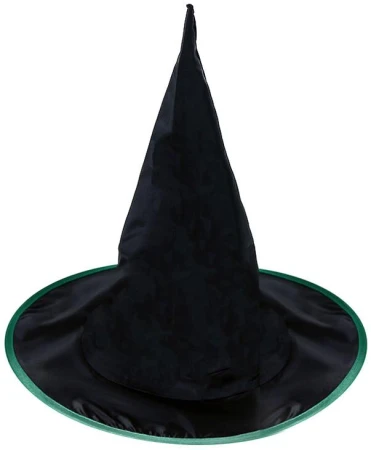 KARNEVAL Klobouk čarodějnice černý (karnevalový doplněk)