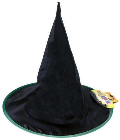 KARNEVAL Klobouk čarodějnice černý (karnevalový doplněk)