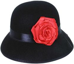 KARNEVAL Klobouk dámský dospělý černý (karnevalový doplněk)